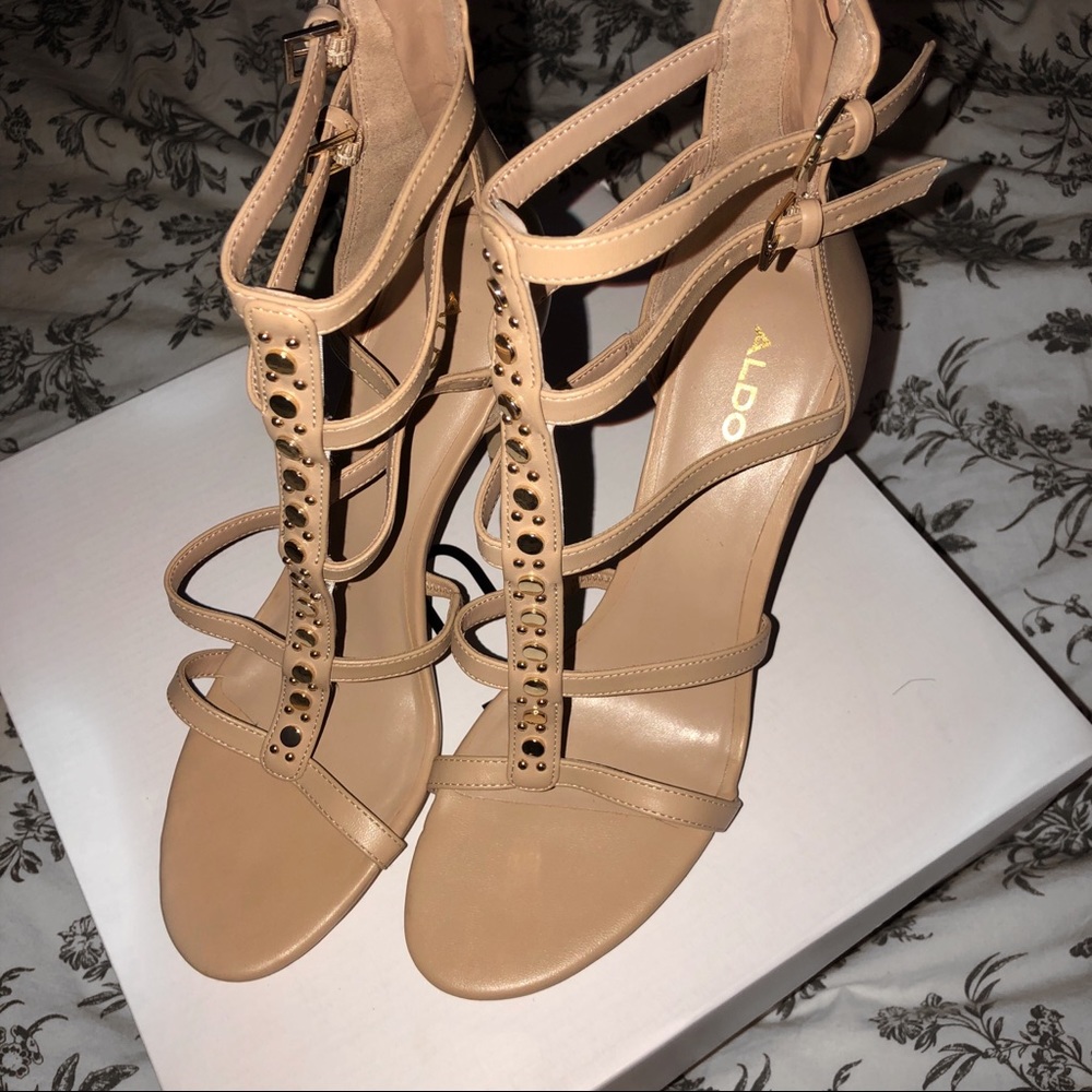Jeweled High Heel Sandal